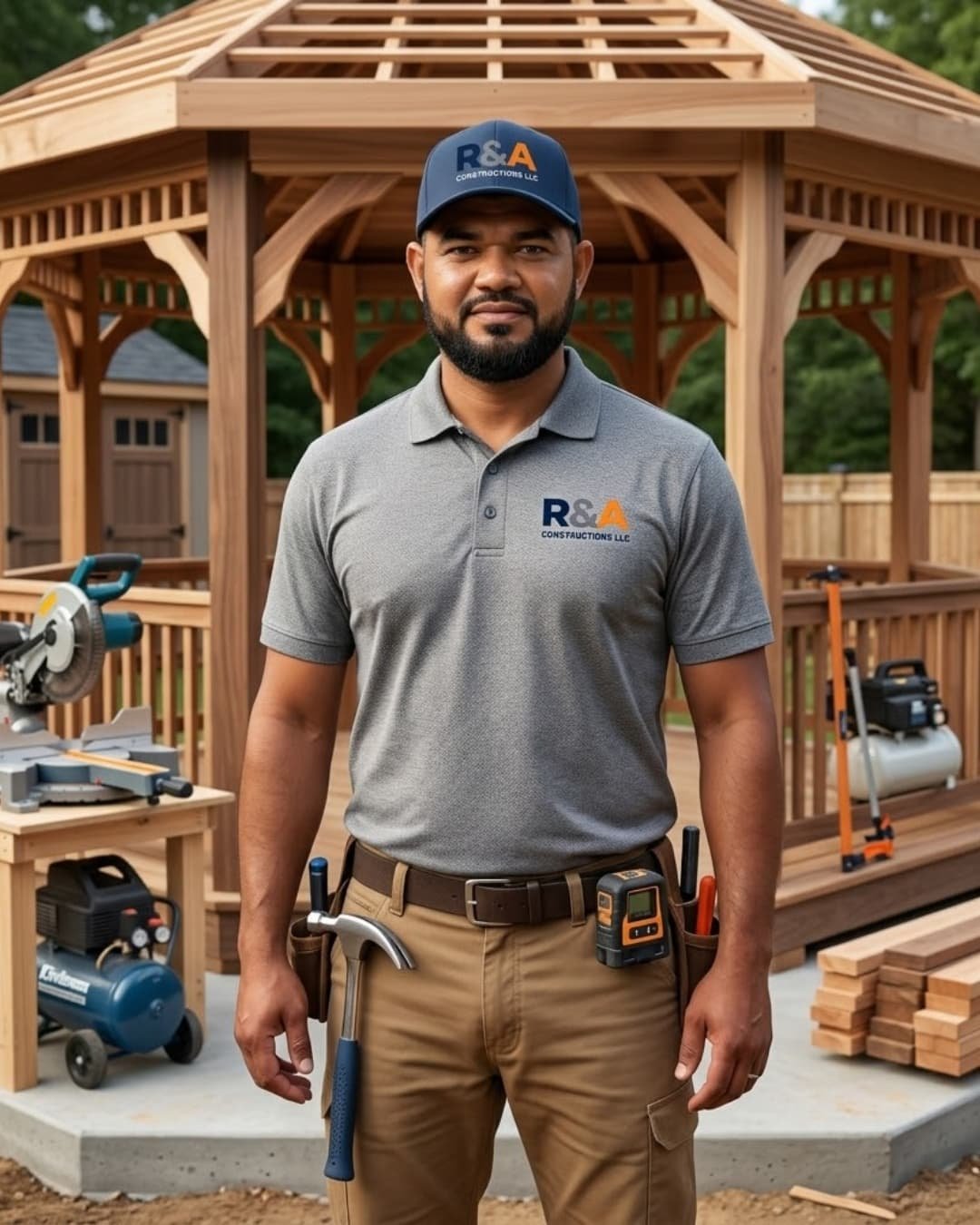 Carlos Ponce, Founder and Lead Builder of R&A Constructions