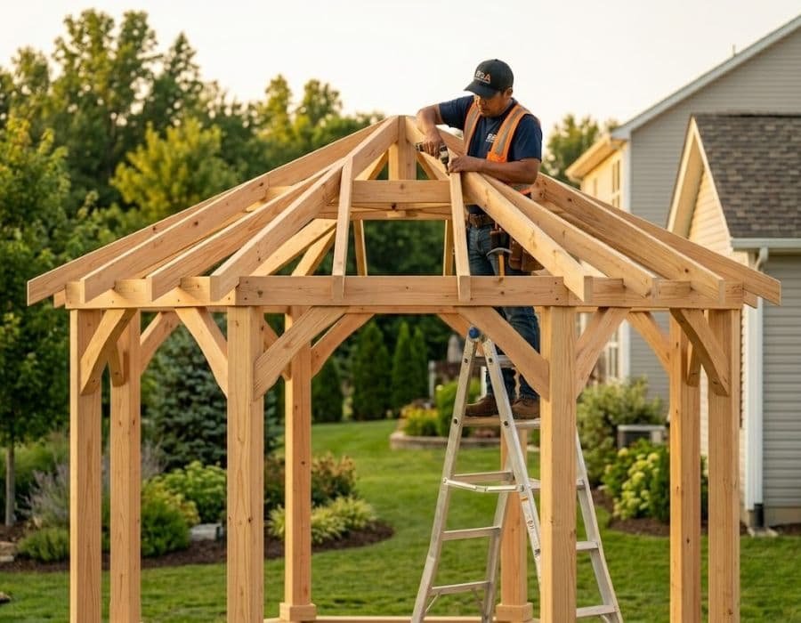 Gazebo construction by R&A Constructions