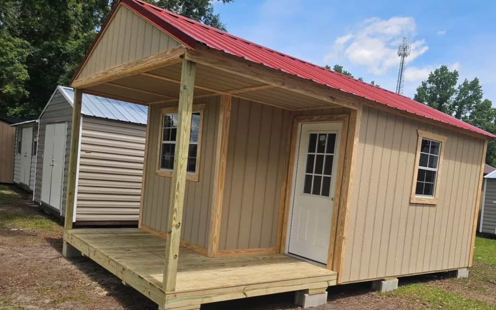 Red Roof Utility Cabin