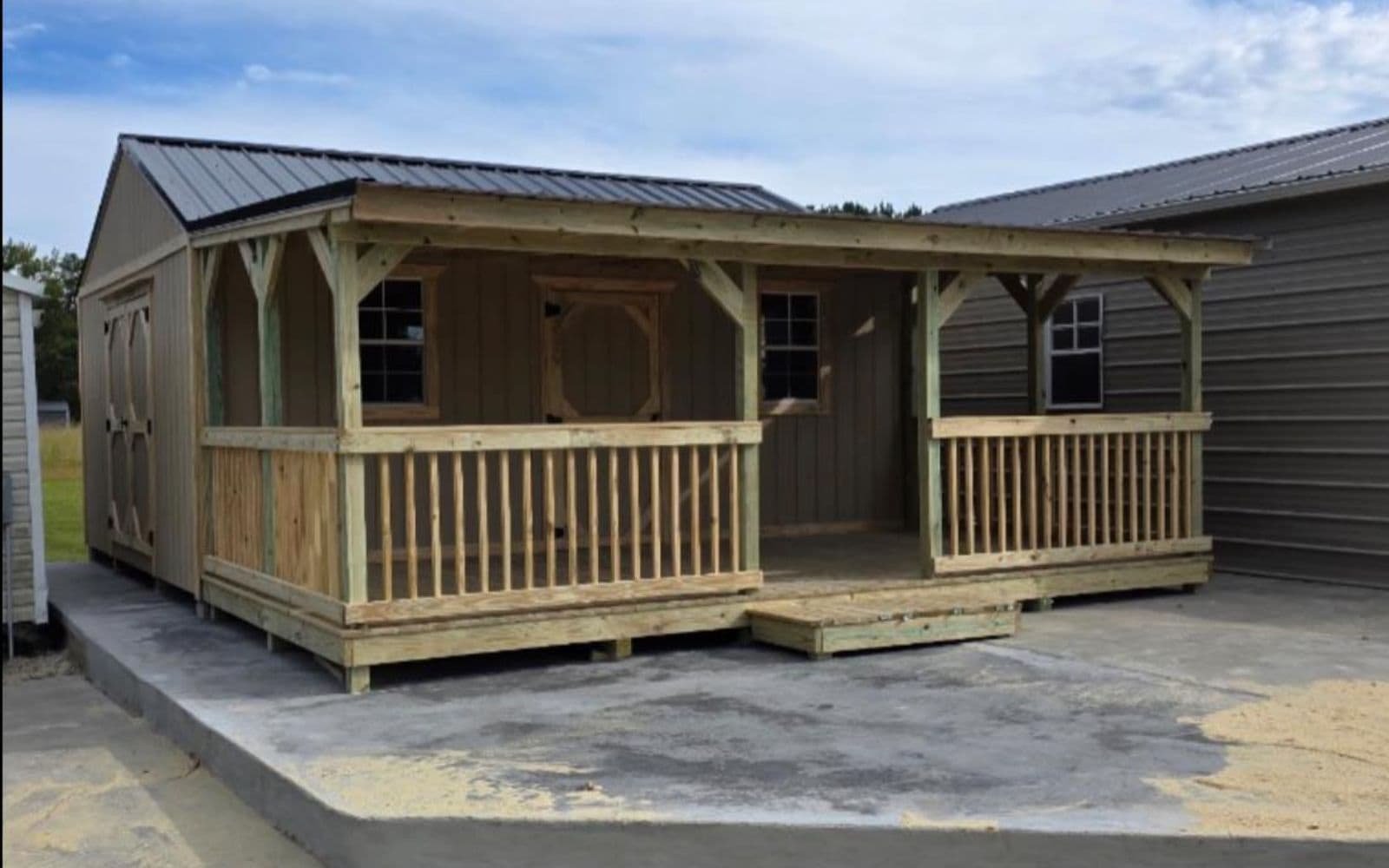 Double Side Porch Cabin